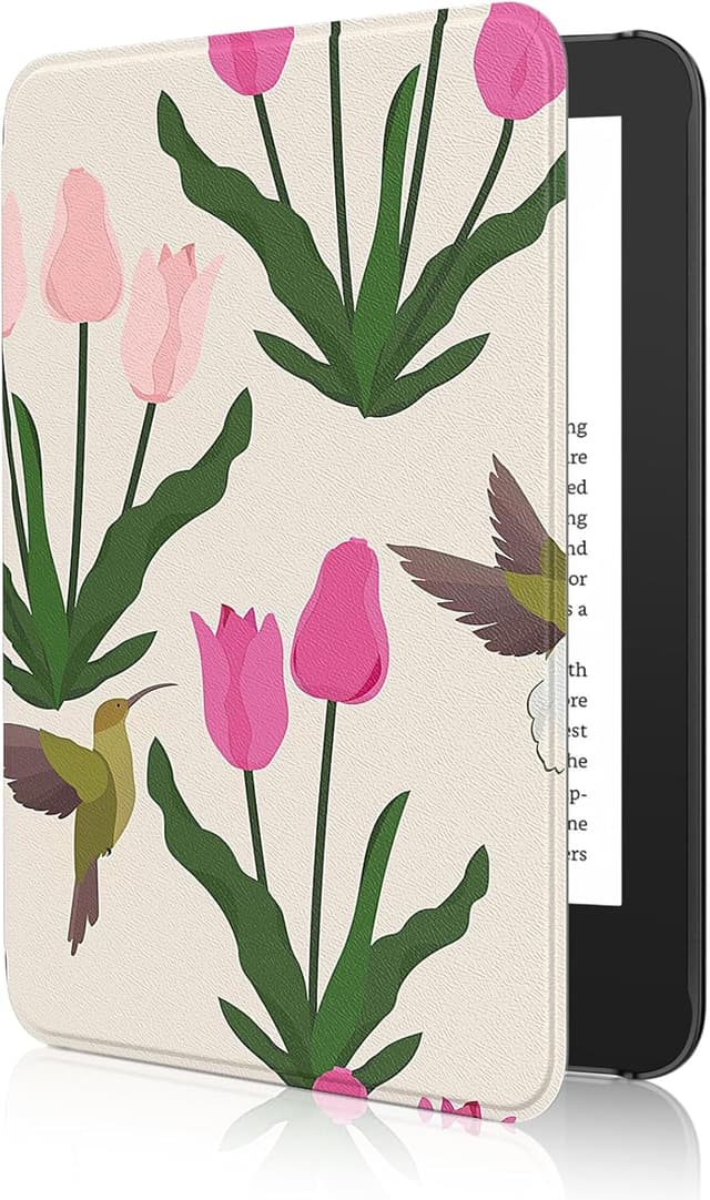 Thumbnail 4 de MoKo Funda Compatible con 6" Nuevo Kindle(11ª Generación 2024/2022), Carcasa Ligera Cubierta con Auto Activación/Reposo para Kindle 2024/2022 11ª Generación e-Reader, Agave Verde