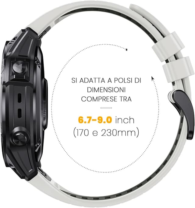 Detalle de ANBEST cinturino Garmin QuickFit 22 mm