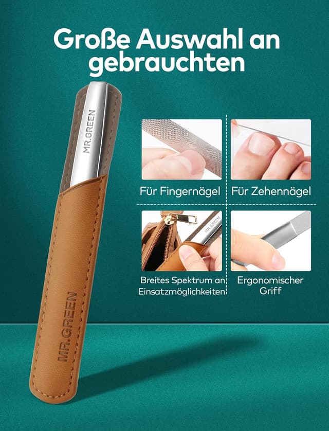 Thumbnail 4 de MR.GREEN Nagelfeile Profi doppelseitig 🪒