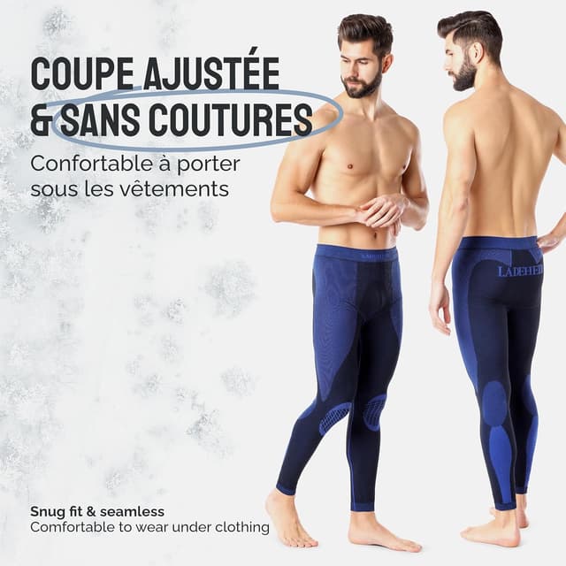 Thumbnail 2 de Ladeheid LAGI002 Caleçon thermique long homme