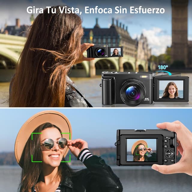 Detalle 2 de Cámara Digital 4K 64MP para vlogging