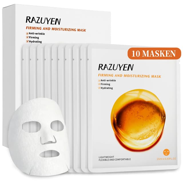 Detalle de RAZU YEN Anti-Age Maske 10 Stück