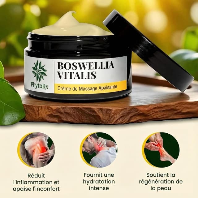 Detalle de Crème d’Encens Extra Forte 100 ml : boswellia serrata & carterii pour massage des articulations