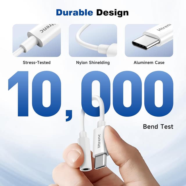 Thumbnail 5 de USB C to 3.5mm Headphone Jack Adapter 2-Pack