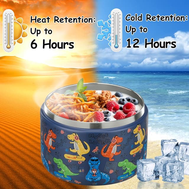 Thumbnail 4 de Pawtong 12oz Insulated Food Jar for Kids 🍱