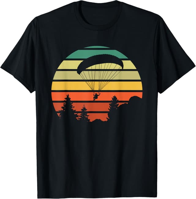 Imagen de T-shirt parapendio su sole tramonto en OfertitasTOP