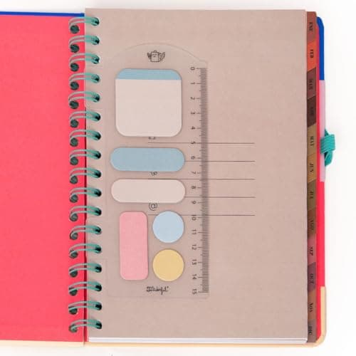 Detalle de Mr. Wonderful Agenda Anual Office 2026 Vista Semanal + Bolígrafo Bo-Bo borrable