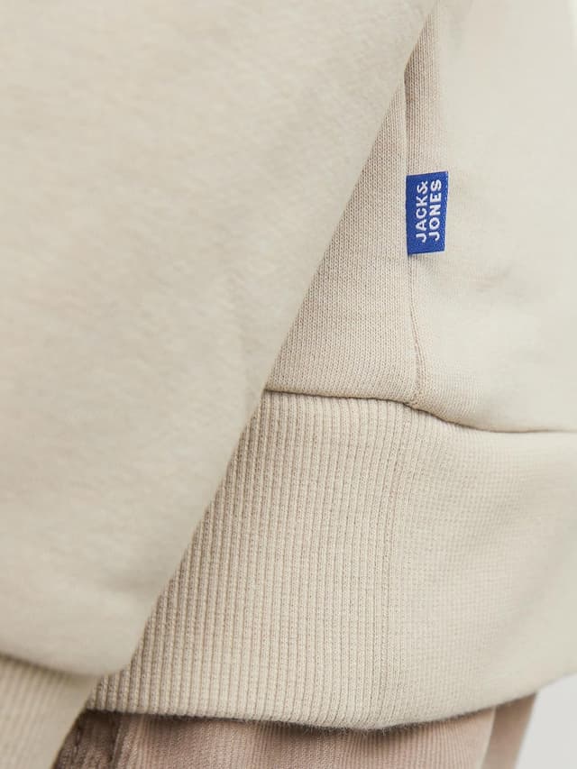 Detalle de Jack & Jones Junior Jjebradley Sweat Crew NOOS: felpa garzata con girocollo