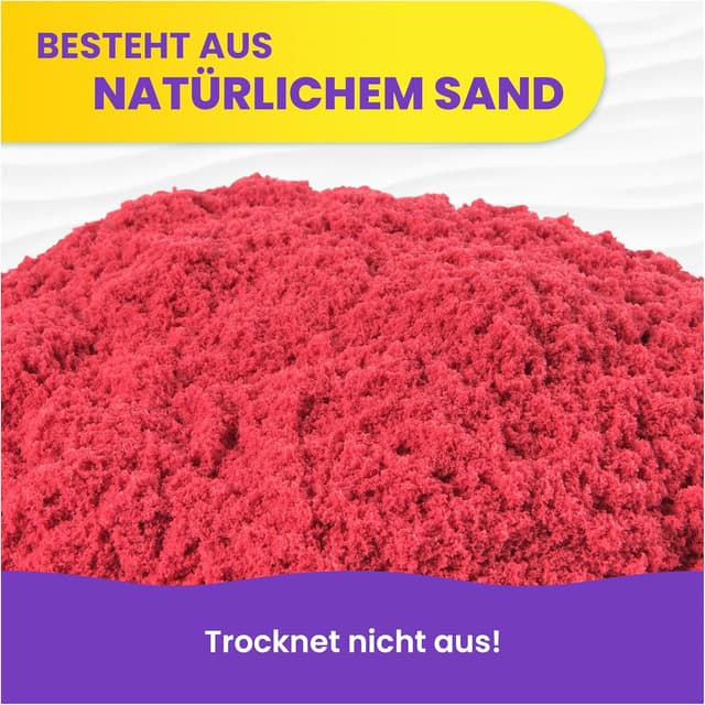 Detalle 2 de Kinetic Sand roter Sand 907 g