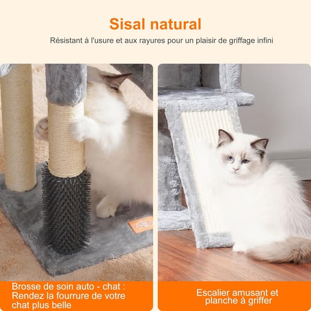 Thumbnail 2 de Heybly Arbre à Chat HCT005SW Gris clair