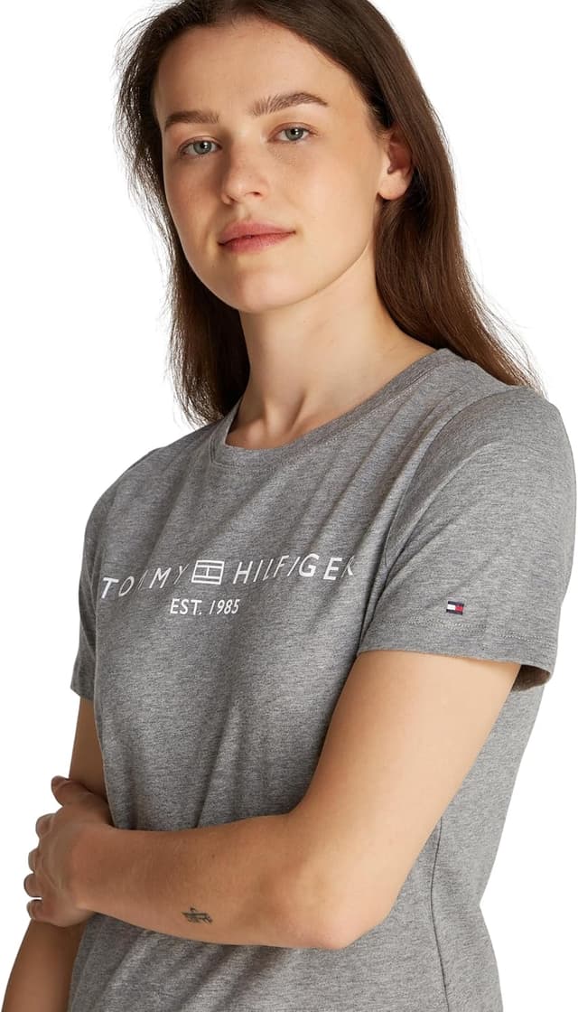 Thumbnail 2 de Tommy Hilfiger Adaptive T-Shirt manches courtes femme col ras-du-cou logo