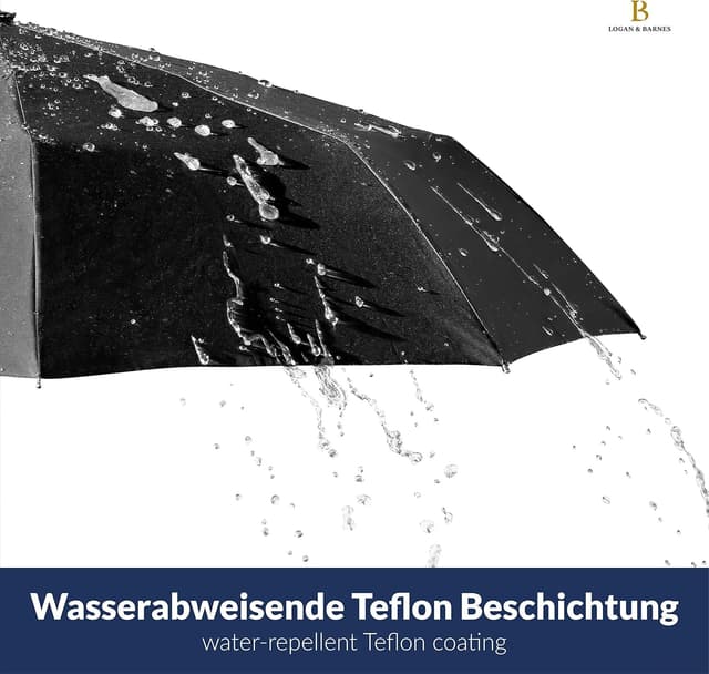 Thumbnail 4 de LOGAN & BARNES Manchester Taschenschirm 140 km/h ☔