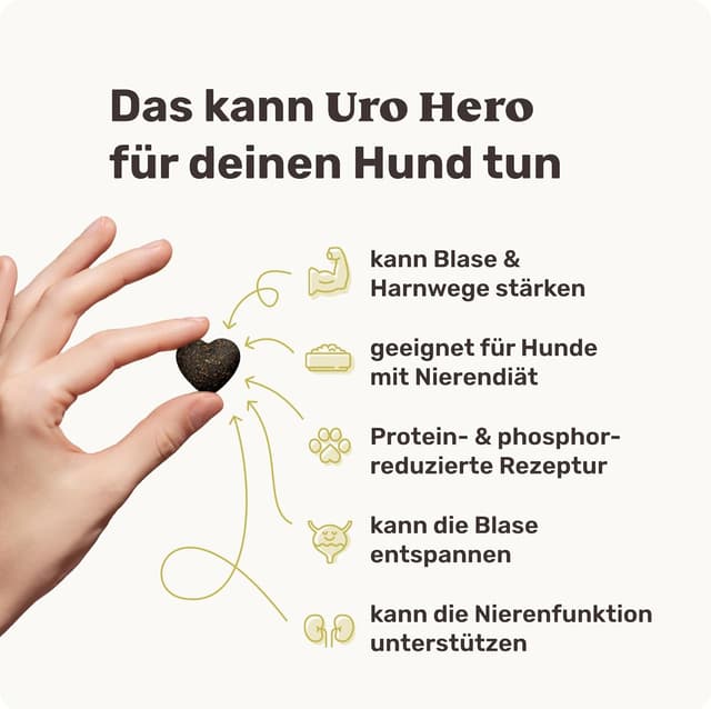 Detalle 2 de mammaly URO Hero 120 Blasenfutter 350g