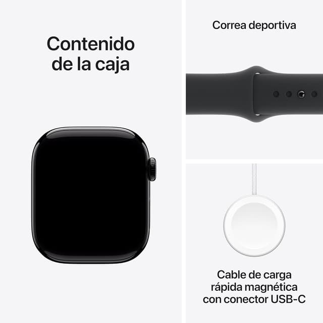 Detalle 2 de Apple Watch Series 10 GPS Negro Aluminium 42mm 🕒
