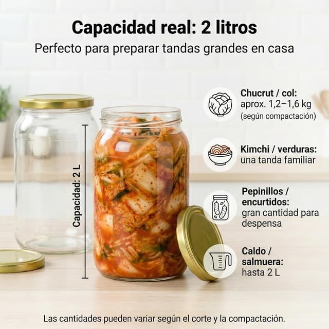 Thumbnail 5 de myFERMENTS Set tarros de cristal 2L