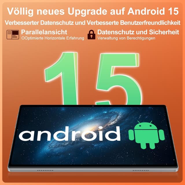 Detalle 2 de Dghrti 2026 Tablet 10 Zoll Android 15