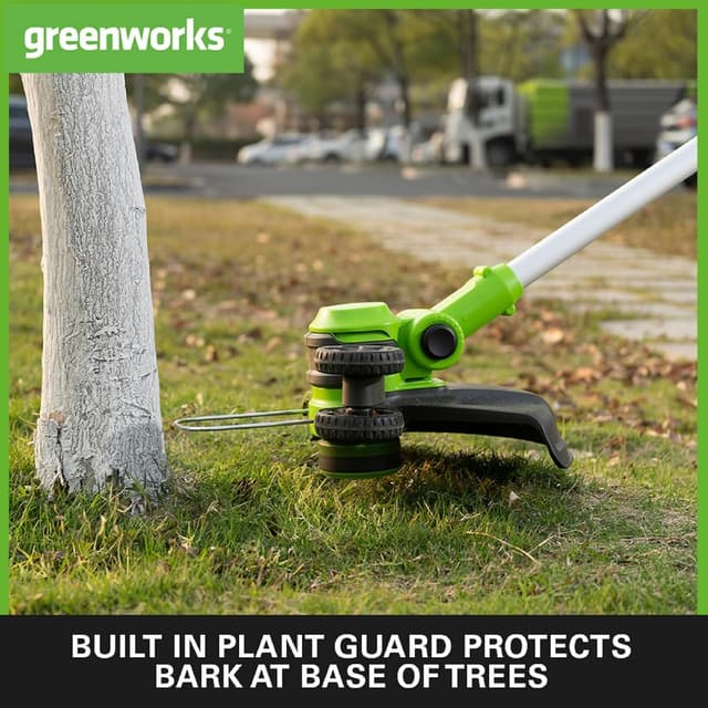 Thumbnail 6 de Greenworks Grass Trimmer 40V 33cm (incl. 2.0Ah battery) – easy cordless trimming