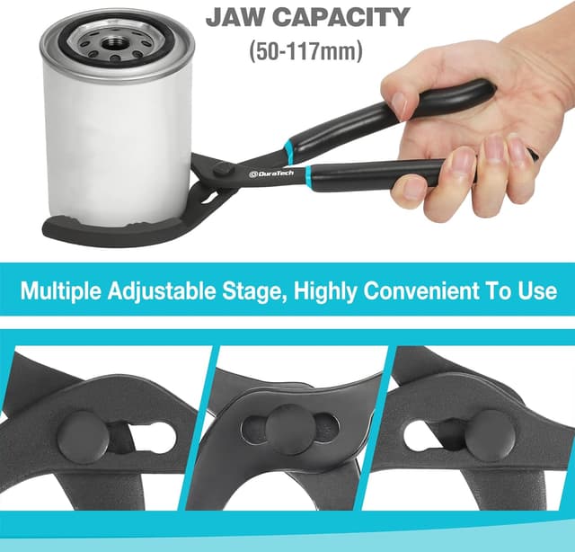 Thumbnail 2 de DURATECH Clé Filtre huile 300mm 3 griffes