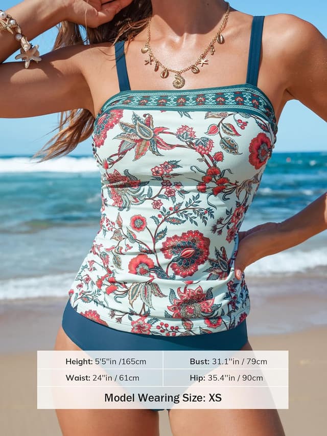 Thumbnail 4 de CUPSHE Tankini da donna Set Due Pezzi