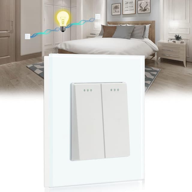 Detalle de BSEED interrupteur à bascule 2 voies cadre verre 10 A