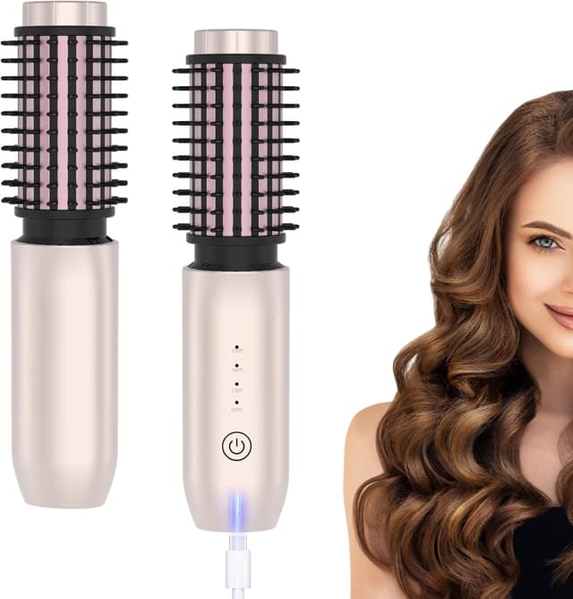 Imagen de ALLJIA Pro Cordless Curling Brush 7000mAh en OfertitasTOP