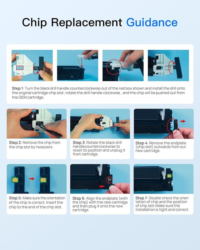 Detalle 2 de GPC IMAGE 415X Multipack kompatibel zu HP 415A / 415X (W2030X–W2033X) für HP Color LaserJet Pro MFP M479 & M454 – 4er-Pack