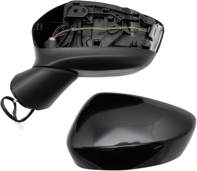 Detalle de TRQ Driver Side Power Heated Mirror with Blind Spot Indicator (Paint to Match) for 2013-2015 Mazda CX-5