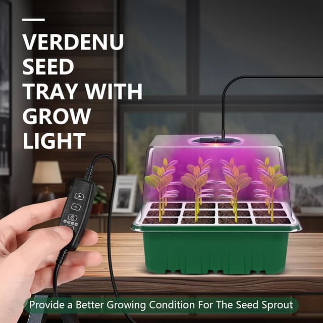 Thumbnail 5 de Verdenu Seed Trays with Grow Light