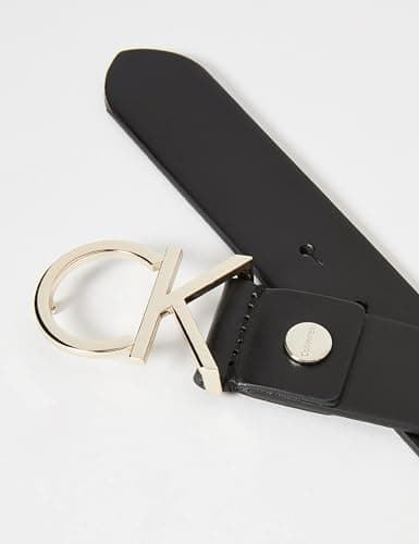 Detalle de Calvin Klein Ck Logo Belt cinturón piel 80 cm