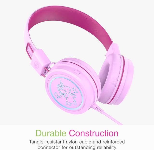 Thumbnail 6 de MEE audio KidJamz KJ55 Safe Listening USB-C Headphones for Kids (Pink) with Volume Limiter & Mic