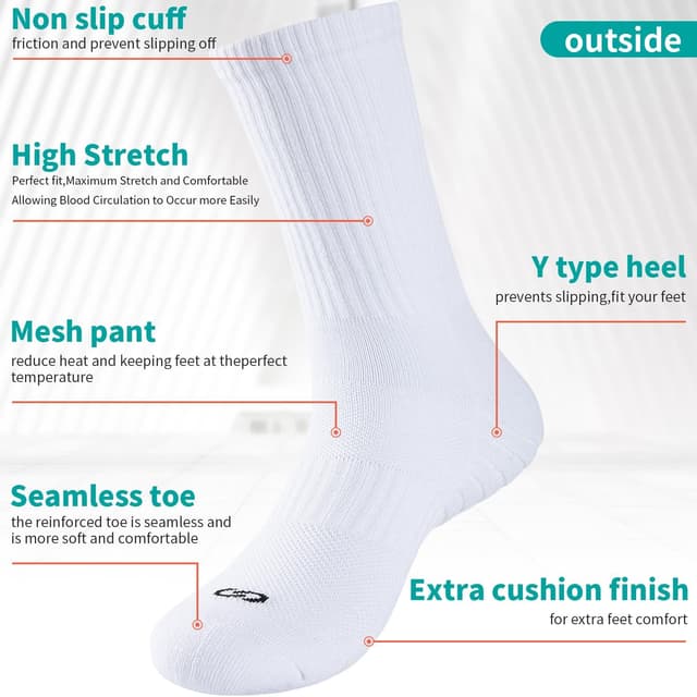 Detalle 2 de Lapulas Men’s Thermal Sports Socks 6 pairs