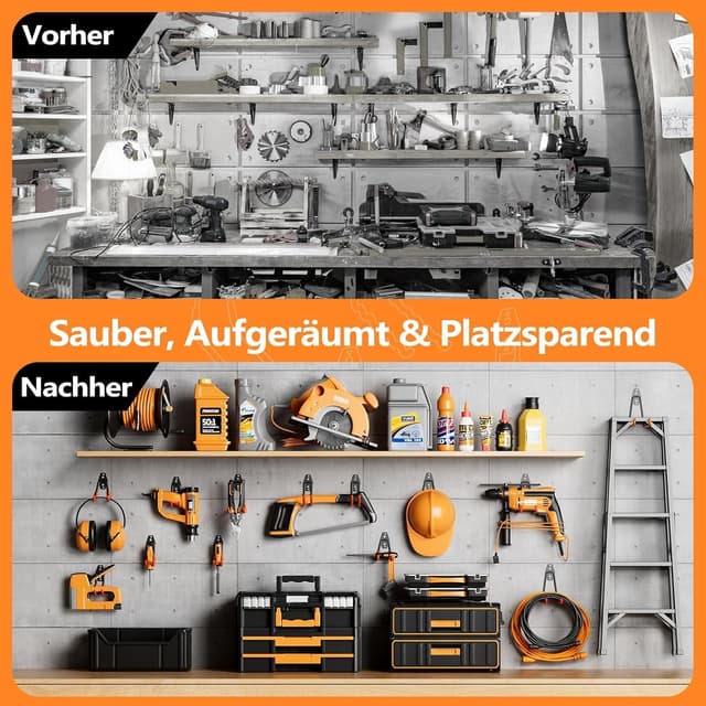 Thumbnail 5 de Kitmiido 12er Set Wandhaken 35 kg đȘ