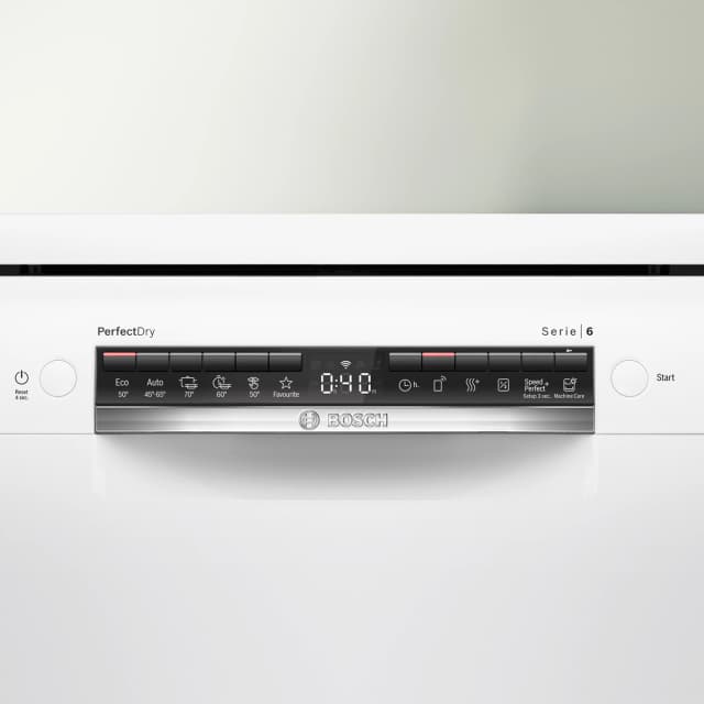 Detalle de Bosch SMS6ZCW10E lavavajillas 60 cm, 14 servicios