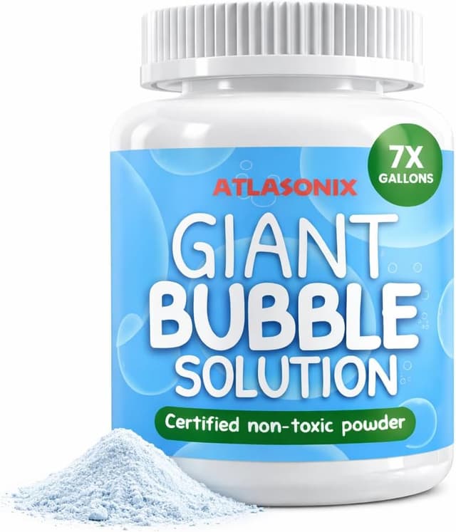 Detalle de Giant Bubble Solution Bubble Mix Powder (Makes 7 Gallons) — Kids Bubble Wands Bubble Soap Mix