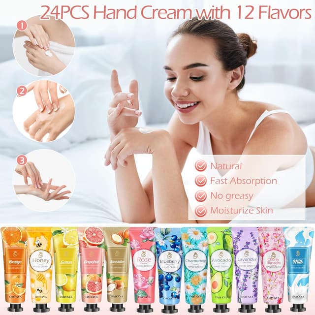 Thumbnail 2 de Handcreme Set-96 Pcs Mini Handcreme für trockene Haut