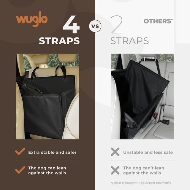 Thumbnail 3 de Wuglo Extra Stable Dog Car Seat 26 kg