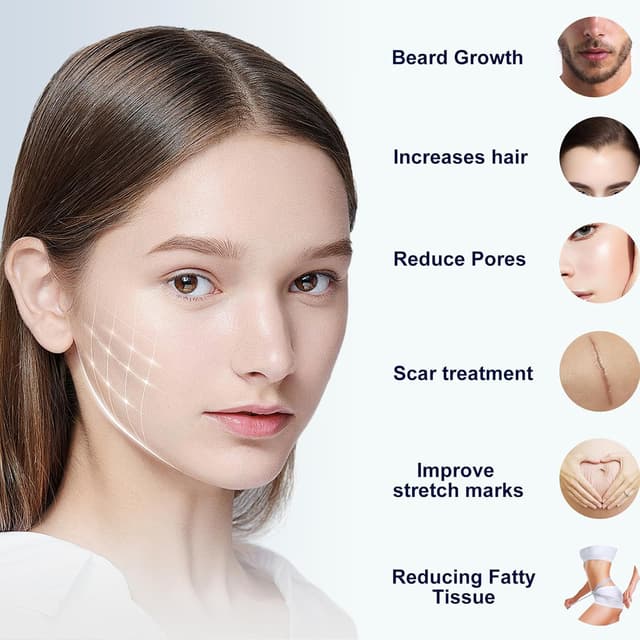 Detalle de Derma Stamp 140 Titannadeln 0–2,0 mm 💆