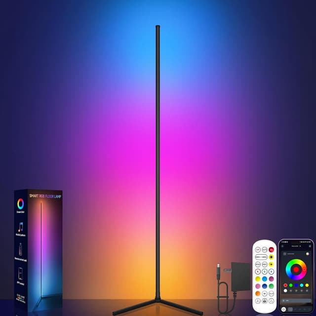 Detalle de Tyute LED Stehlampe 4,9 Fuß