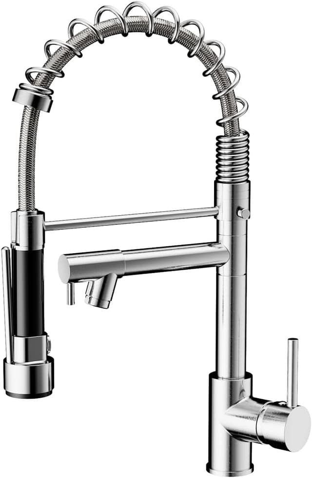 Detalle de Cobbe kitchen tap 360° swivel chrome