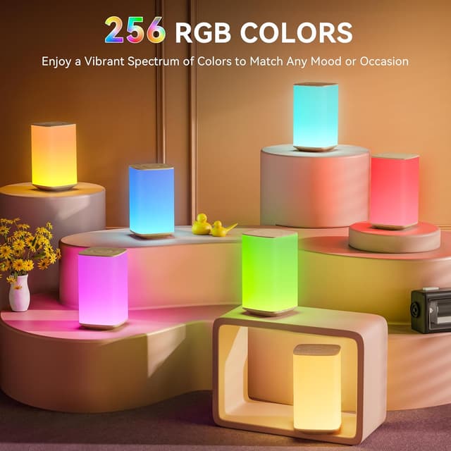 Detalle de Auxmir Night Light RGB LED, 4000mAh