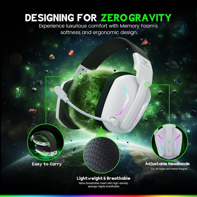 Thumbnail 6 de WESEARY WG1 Wireless Gaming Headset 50h