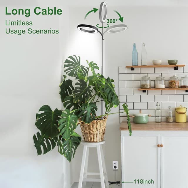 Detalle de Wolezek 80 LED Full Spectrum grow lights