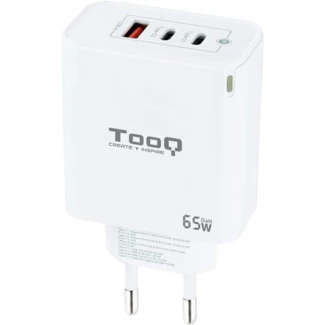 Detalle de TooQ TQWC-GANQC2PD65WT Cargador 65 W blanco