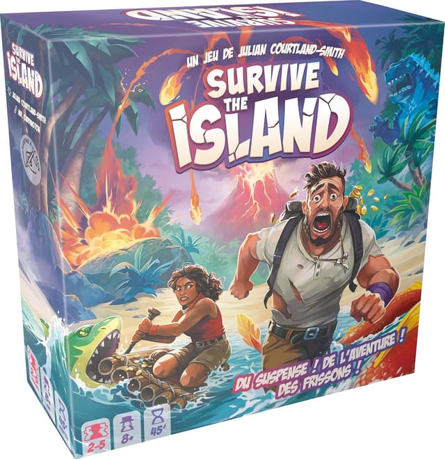 Detalle de Asmodee Survive The Island 45 min