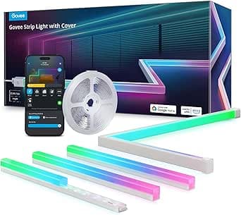 Imagen de Govee Tiras de LED RGBIC con Cubiertas, 10M, Alexa y Google en OfertitasTOP