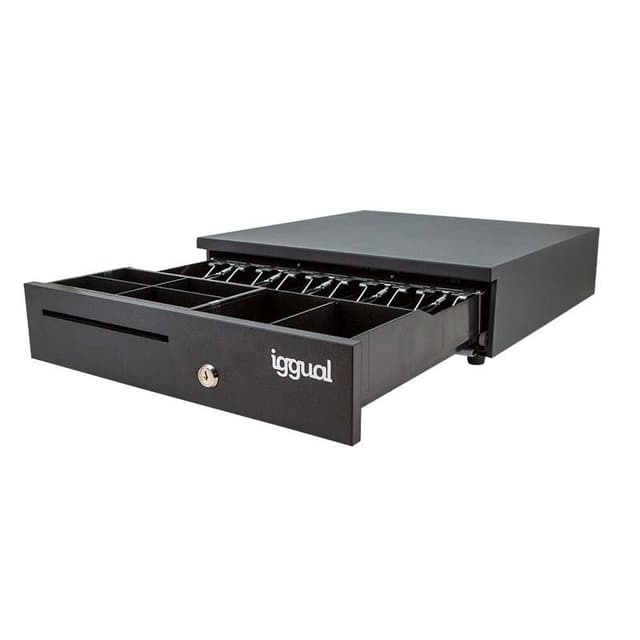 Detalle 2 de Iggual IRON-35 Cajón portamonedas negro