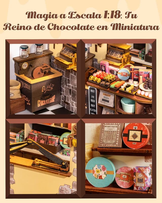 Thumbnail 3 de Rolife Henry's Chocolate Shop 330 piezas maqueta