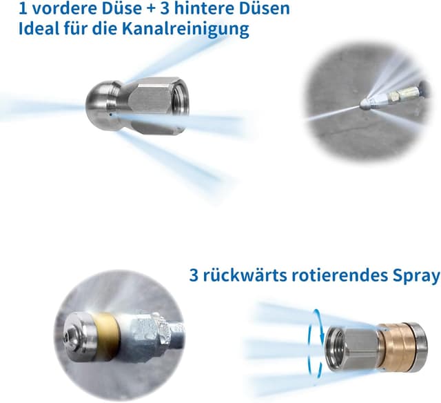 Detalle 2 de NAMOTEK Rohrreinigungsschlauch 10 m Set