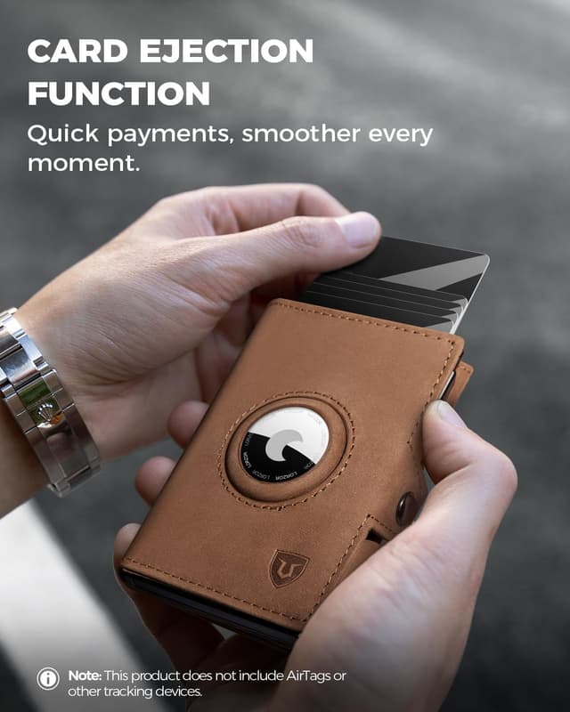 Detalle 2 de LORZOR Airtag wallet 9.6 x 6.5 cm