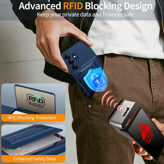 Detalle de Oterkin Galaxy S26 case wallet 4-5 cards